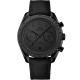44.25 mm, black ceramic on coated nylon fabric strap