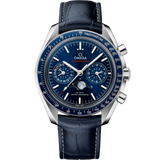44.25 mm, steel on leather strap