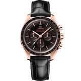 42 mm, Sedna™ gold on leather strap