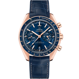 44.25 mm, Sedna™ gold on leather strap