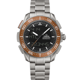 45 mm, titanium on titanium